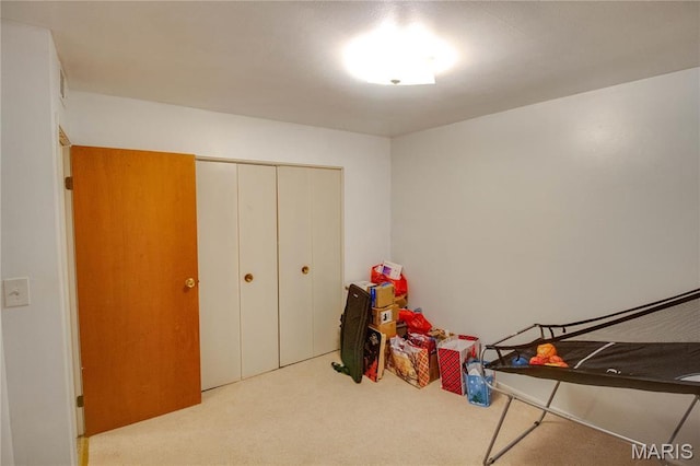 playroom featuring carpet flooring