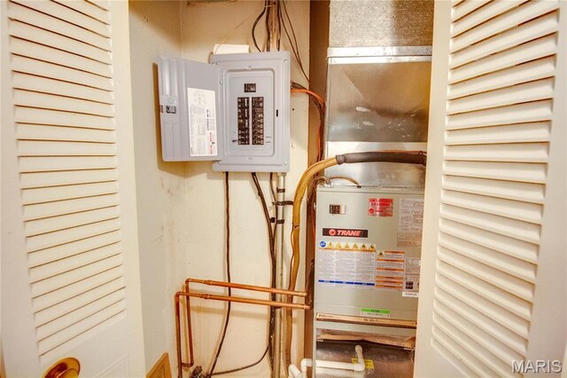 utility room with electric panel