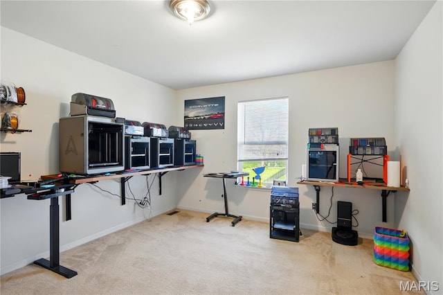 1914 Teresa Fields Ln, Lake St Louis, MO 63367 - office area with carpet and baseboards