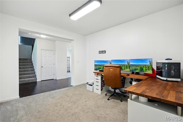 1914 Teresa Fields Ln, Lake St Louis, MO 63367 - office with carpet flooring and baseboards