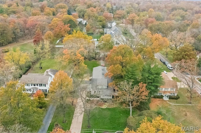 1211 S Geyer Rd, Saint Louis, MO 63122 - aerial view of a heavily wooded area
