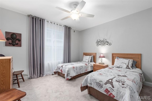 408 Hamlet Ct, Lake St Louis, MO 63367 - bedroom with carpet and a ceiling fan
