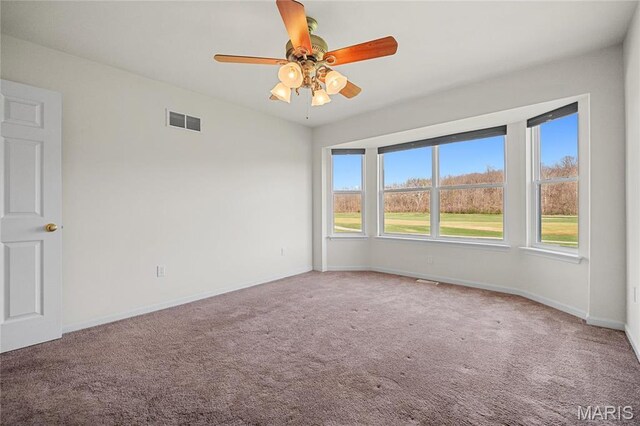 918 Fairway Dr, Union, MO 63084 - carpeted empty room with ceiling fan and baseboards