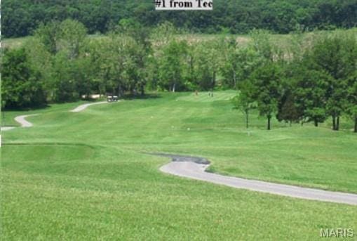 918 Fairway Dr, Union, MO 63084 - view of property's community featuring view of golf course and a yard