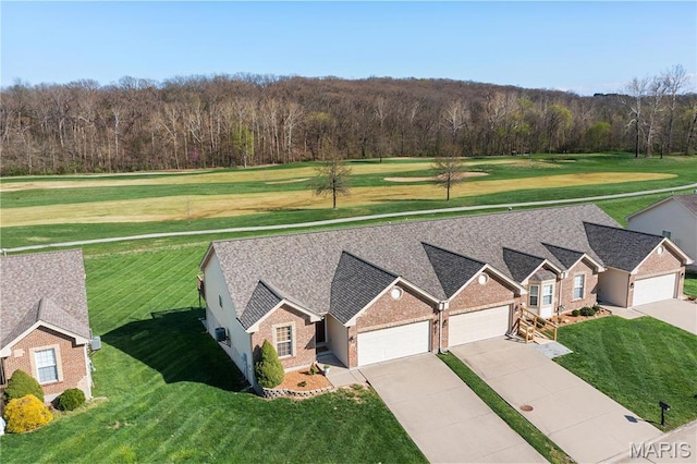918 Fairway Dr, Union, MO 63084 - view from above of property with a forest