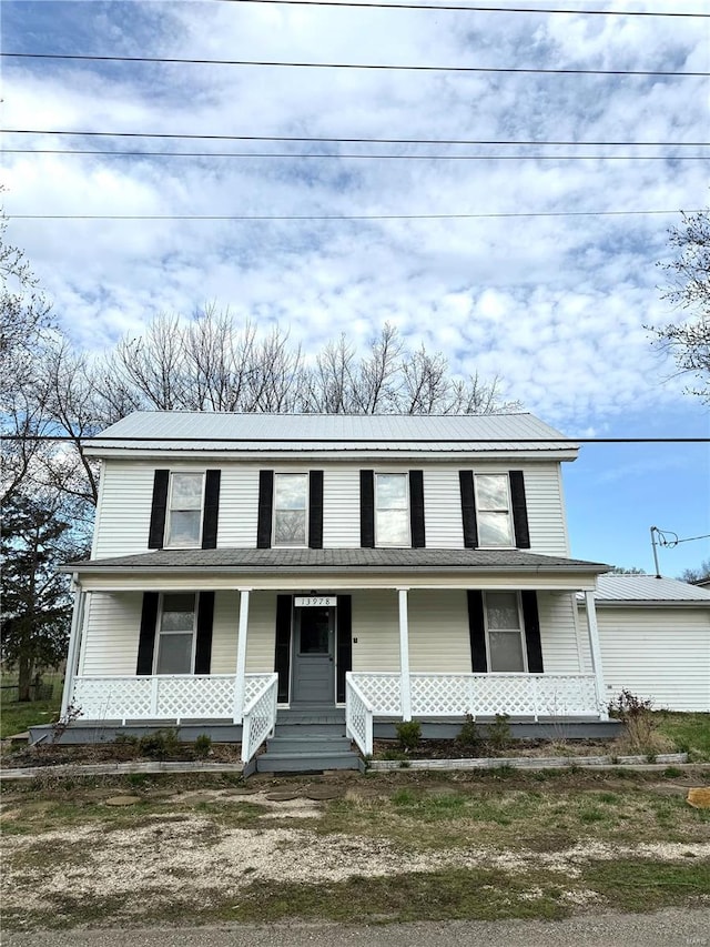 13978 Pike 496, Bowling Green, MO 63334 - view of front facade with covered porch