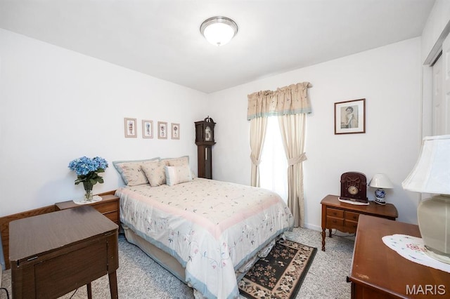 bedroom featuring carpet flooring