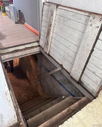2108 Chippewa St, Saint Louis, MO 63118 - entry to storm shelter