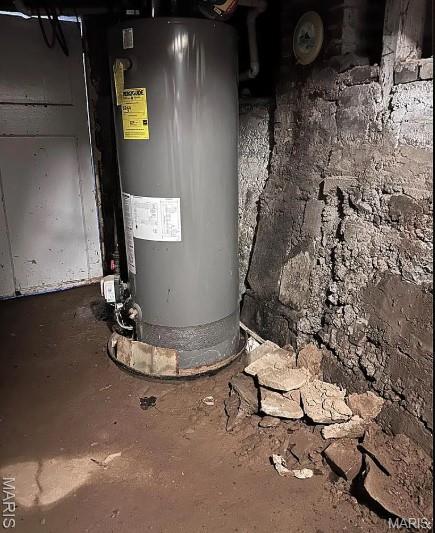 2108 Chippewa St, Saint Louis, MO 63118 - utility room with water heater