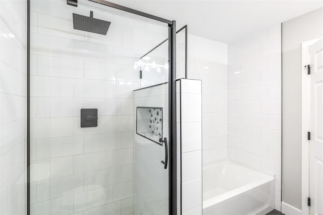 1121 E Cap Au Gris St, Troy, MO 63379 - full bathroom featuring a shower stall and a bath