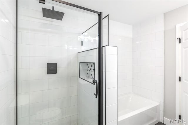 1121 E Cap Au Gris St, Troy, MO 63379 - full bathroom with a tile shower and a bath