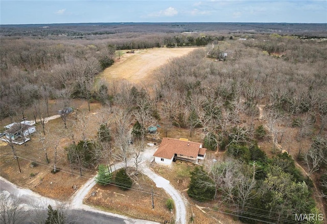 1020 White Hawk Dr, Cuba, MO 65453 - aerial view of sparsely populated area