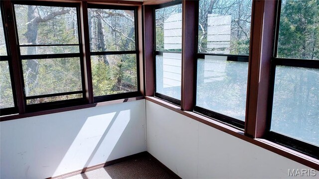 1020 White Hawk Dr, Cuba, MO 65453 - view of unfurnished sunroom