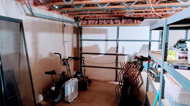 1020 White Hawk Dr, Cuba, MO 65453 - view of basement