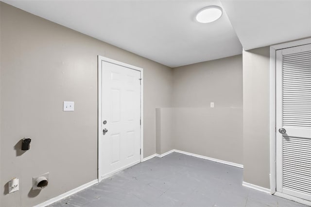 1680 Neff Rd, Saint Clair, MO 63077 - laundry room with baseboards and hookup for an electric dryer