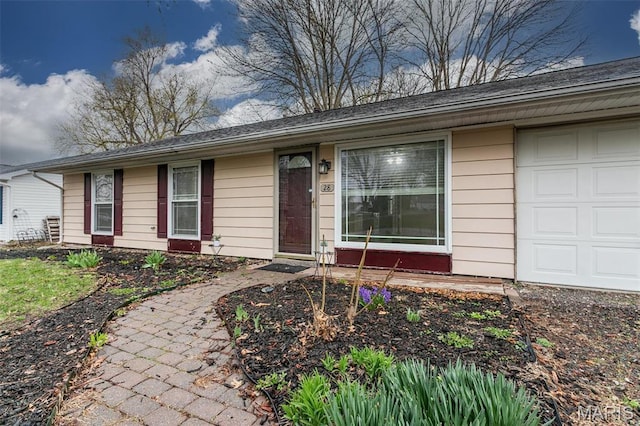 28 Countryside Ln, Fairview Heights, IL 62208 - view of front facade featuring a garage