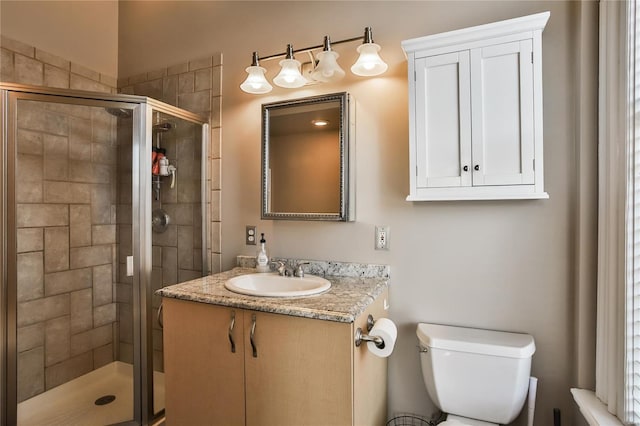 910 Lami St, Saint Louis, MO 63104 - bathroom with a shower stall, toilet, and vanity