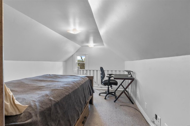 312 Bellevue St, Cape Girardeau, MO 63701 - carpeted bedroom featuring vaulted ceiling