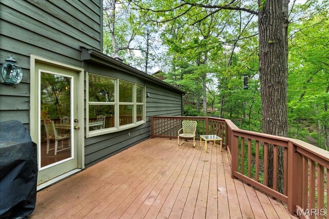 14590 Ansonborough Ct, Chesterfield, MO 63017 - deck with grilling area