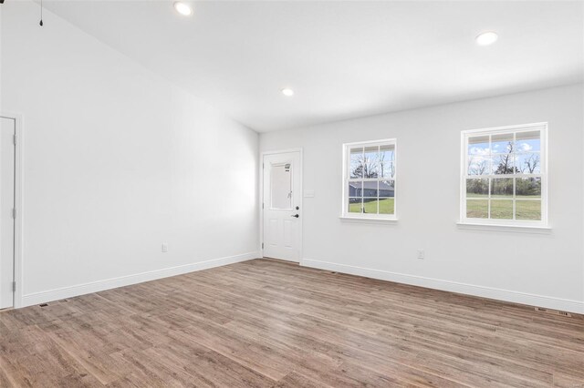 308 Blackberry Ln, Bismarck, MO 63624 - unfurnished room with wood finished floors, recessed lighting, and baseboards