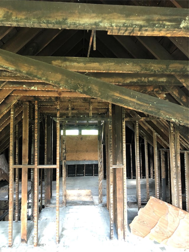 5674 Cabanne Ave, Saint Louis, MO 63112 - view of unfinished attic