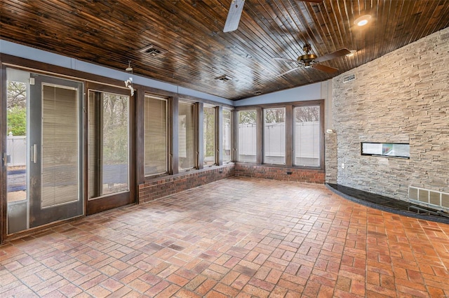 29 Park Charles Blvd N, Saint Peters, MO 63376 - unfurnished sunroom with plenty of natural light and lofted ceiling