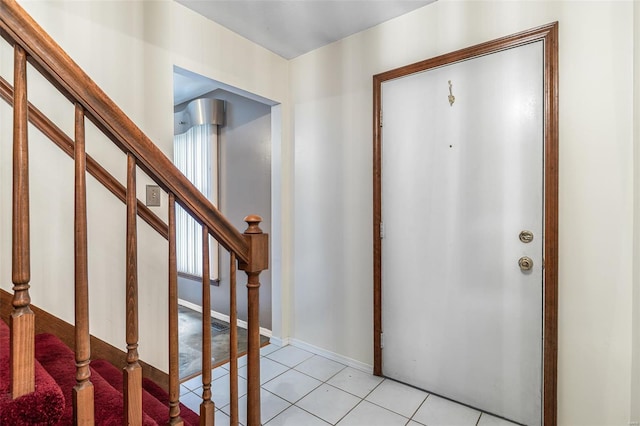 29 Park Charles Blvd N, Saint Peters, MO 63376 - foyer featuring light tile patterned flooring and stairway