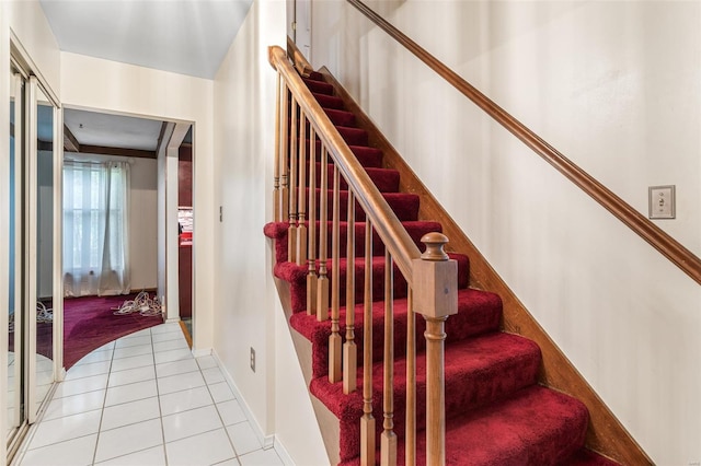 29 Park Charles Blvd N, Saint Peters, MO 63376 - staircase with tile patterned floors