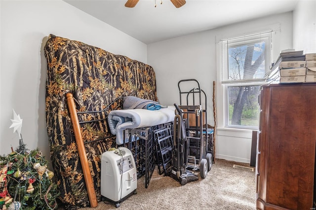 8 Donald St, Park Hills, MO 63601 - carpeted bedroom featuring a ceiling fan
