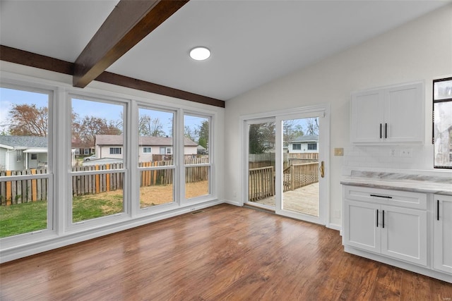7 Beavertail Ct, Florissant, MO 63033 - doorway to outside with dark wood-type flooring