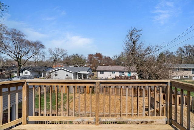 7 Beavertail Ct, Florissant, MO 63033 - wooden deck featuring a residential view and fence