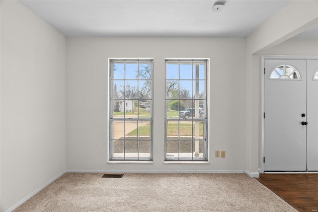 7 Beavertail Ct, Florissant, MO 63033 - carpeted entryway with baseboards