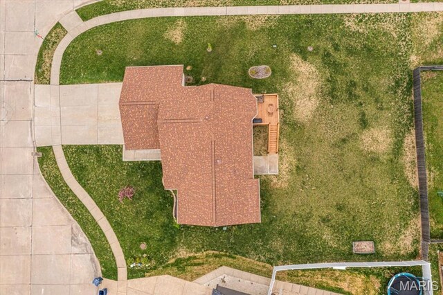 view of subject property