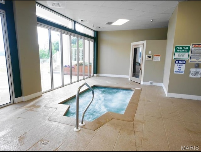 view of pool with a pool
