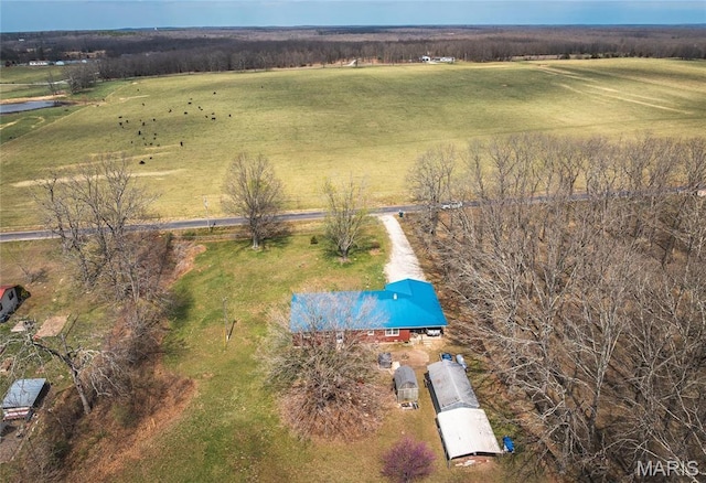 4434 County Road 4110, Salem, MO 65560 - aerial view of sparsely populated area with agricultural land