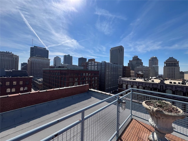 1113 Washington Ave Unit 510, Saint Louis, MO 63101 - balcony featuring a skyline view