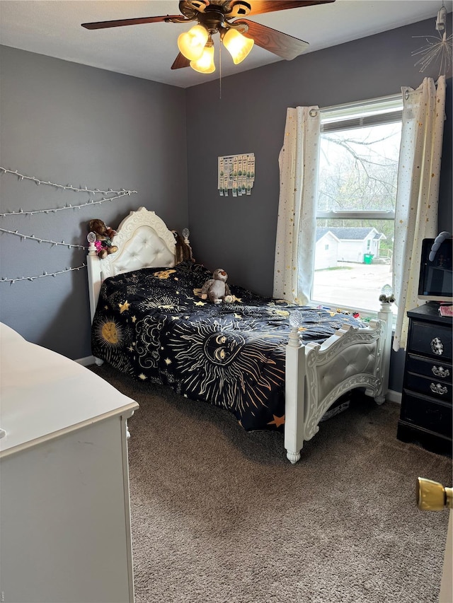 16 Wood St, Park Hills, MO 63601 - bedroom with carpet floors and ceiling fan
