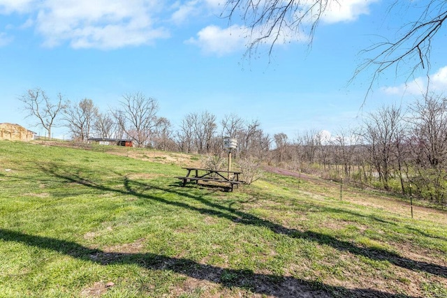 21933 Pike 215, Annada, MO 63330 - view of grassy yard with a rural view