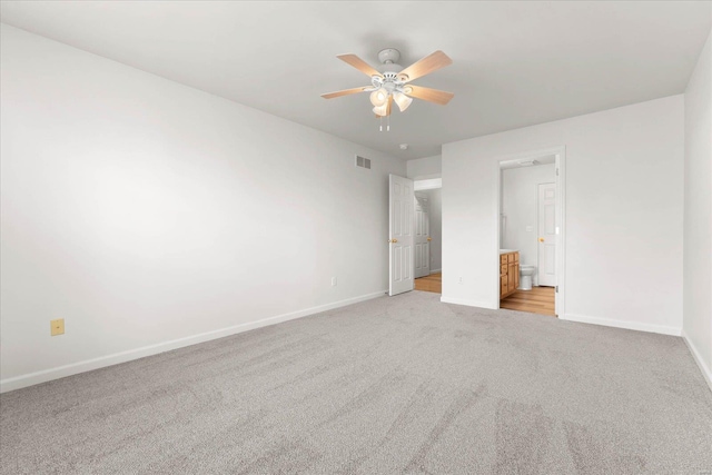 1719 Ambrose Terrace Dr, Swansea, IL 62226 - unfurnished bedroom featuring light colored carpet, baseboards, and ensuite bath