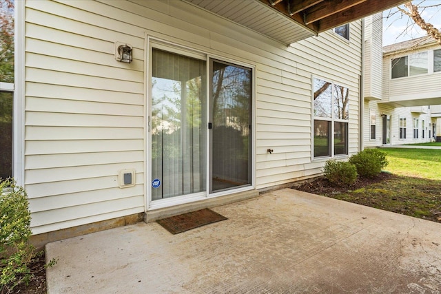 1719 Ambrose Terrace Dr, Swansea, IL 62226 - view of exterior entry with a patio
