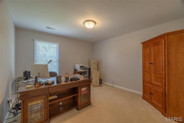 1005 Highland Estates Dr, Wentzville, MO 63385 - office space featuring light carpet and baseboards