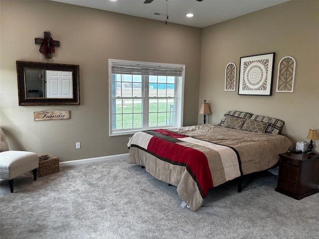 25371 Audrain Road 808, Mexico, MO 65265 - carpeted bedroom featuring baseboards and recessed lighting