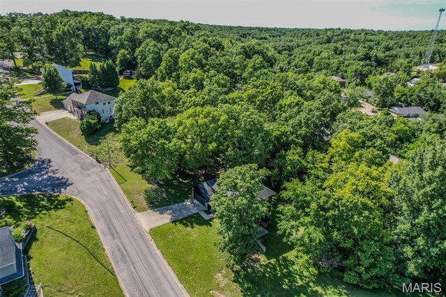 212 Tremont Dr, Waynesville, MO 65583 - bird's eye view of a heavily wooded area