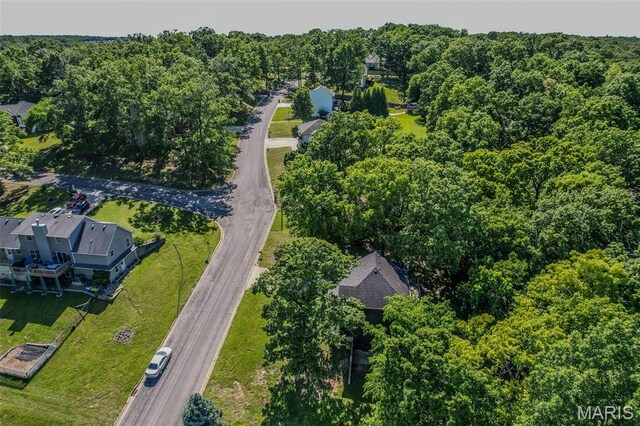 212 Tremont Dr, Waynesville, MO 65583 - bird's eye view of a heavily wooded area