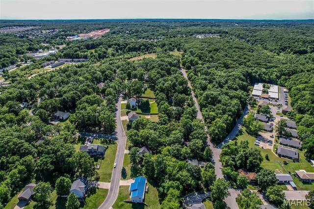 212 Tremont Dr, Waynesville, MO 65583 - aerial view of property's location featuring a forest