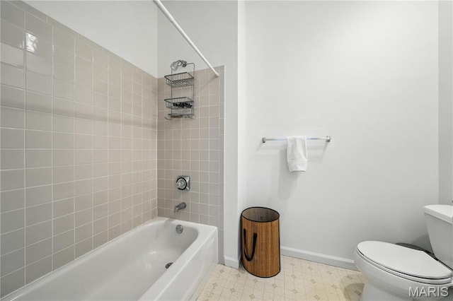 5784 Westminster Pl, Saint Louis, MO 63112 - full bathroom with shower / washtub combination and tile patterned floors