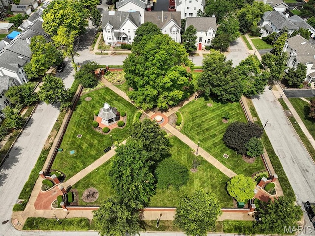5784 Westminster Pl, Saint Louis, MO 63112 - aerial overview of property's location with nearby suburban area