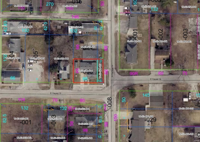 aerial overview of property's location