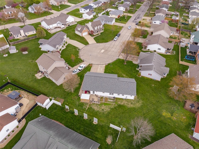 aerial overview of property's location featuring nearby suburban area