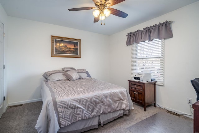 8 Nick Ridge Dr, Washington, MO 63090 - bedroom featuring light colored carpet, baseboards, and a ceiling fan